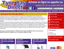 Tablet Screenshot of fr.tyrebaydirect.eu